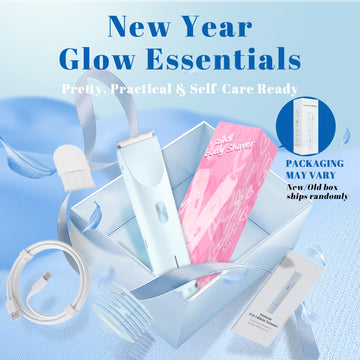 Fanovae Bikini Trimmer para uso en ducha con enjuague rápido.
