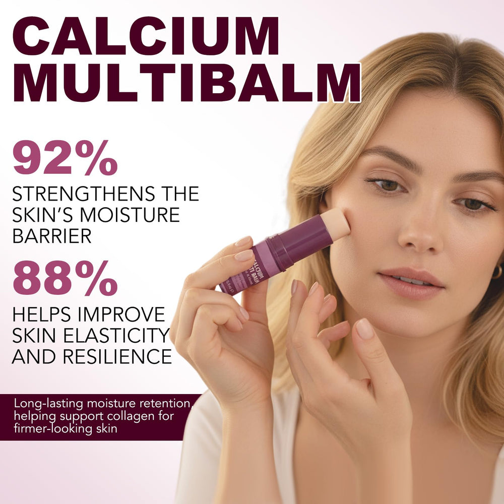 Fanshi Calcium Multi Balm Stick: textura deslizante que se funde sin grasa.