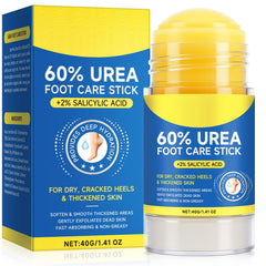 FANSHI Crema Urea 60% en barra aplicada en talones para hidratación localizada.
