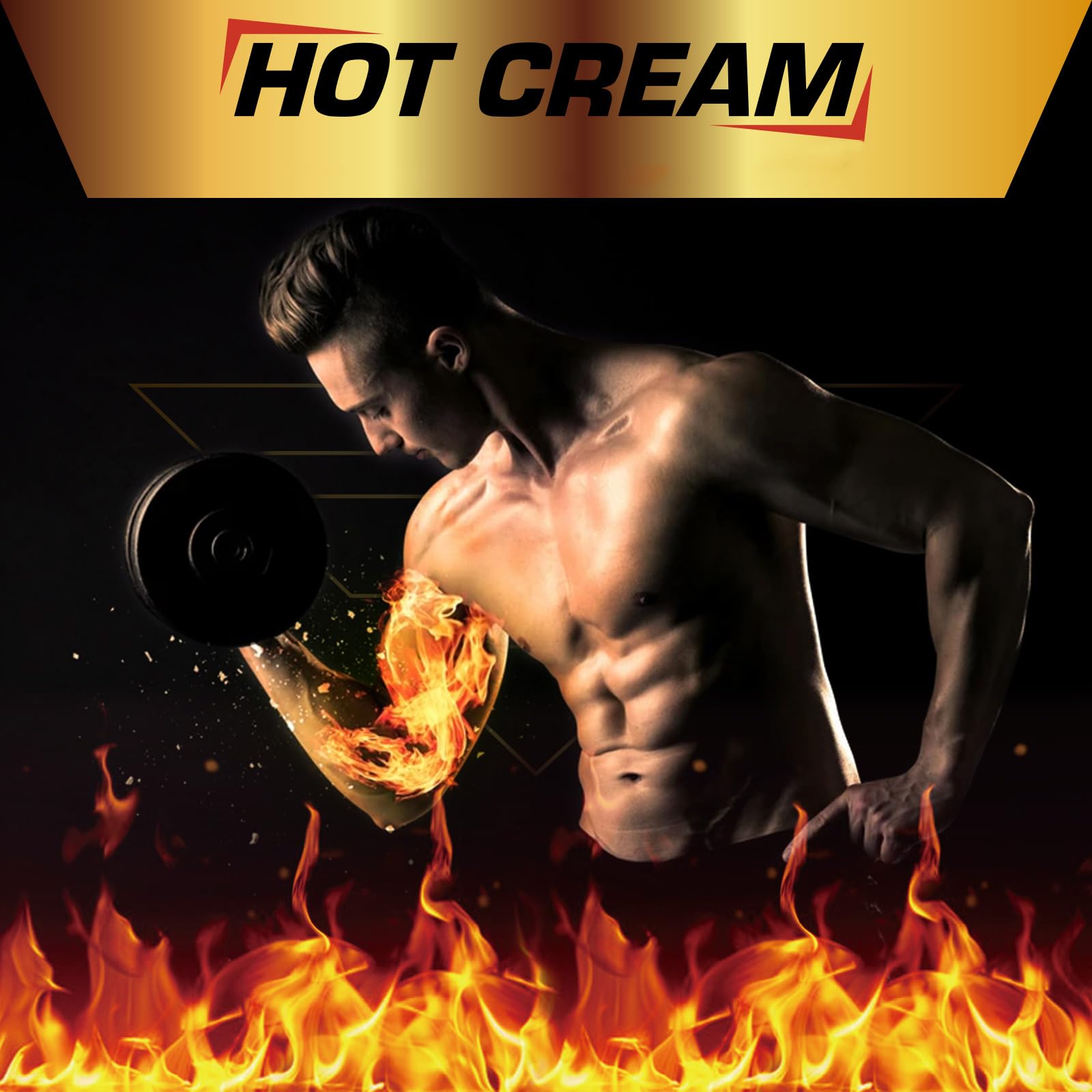 FANSHI Hot Sweat Cream, zona piel: hidratación suave para pieles secas tras ejercicio.