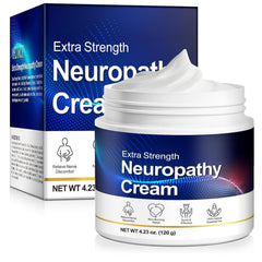 Fanshi Nerve Relief Cream jar closeup showing soothing texture for tired muscles.