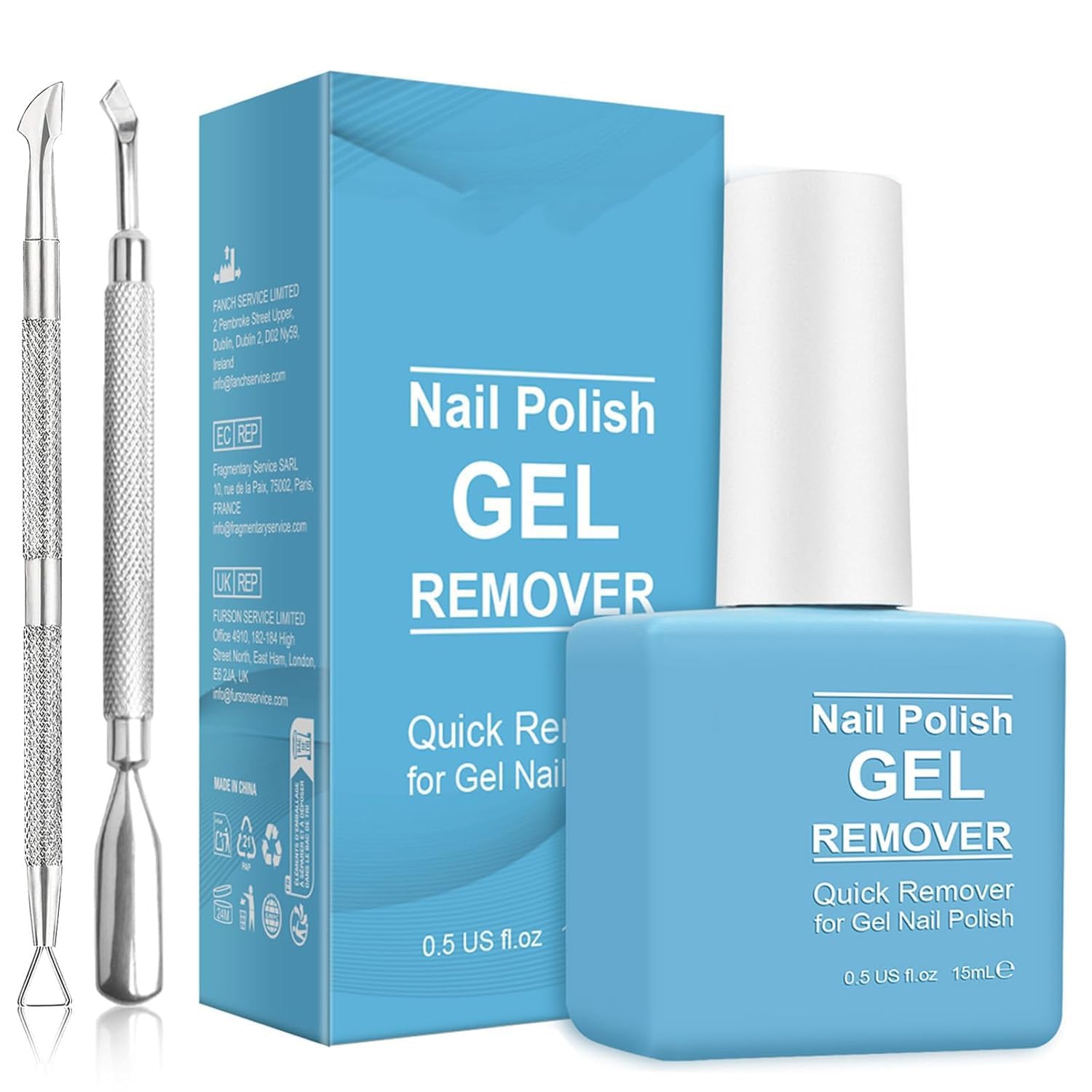 FANSHI gel remover botella: acción rápida para quitar esmalte gel
