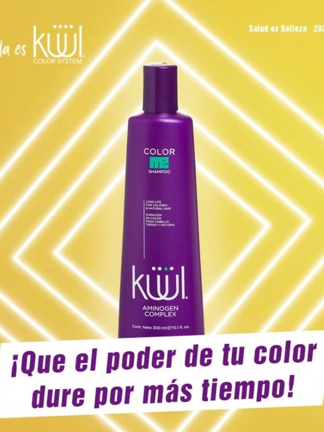 Fantasy Nails Kuul Color Me Matizant Shampoo uso diario para color más vivo.