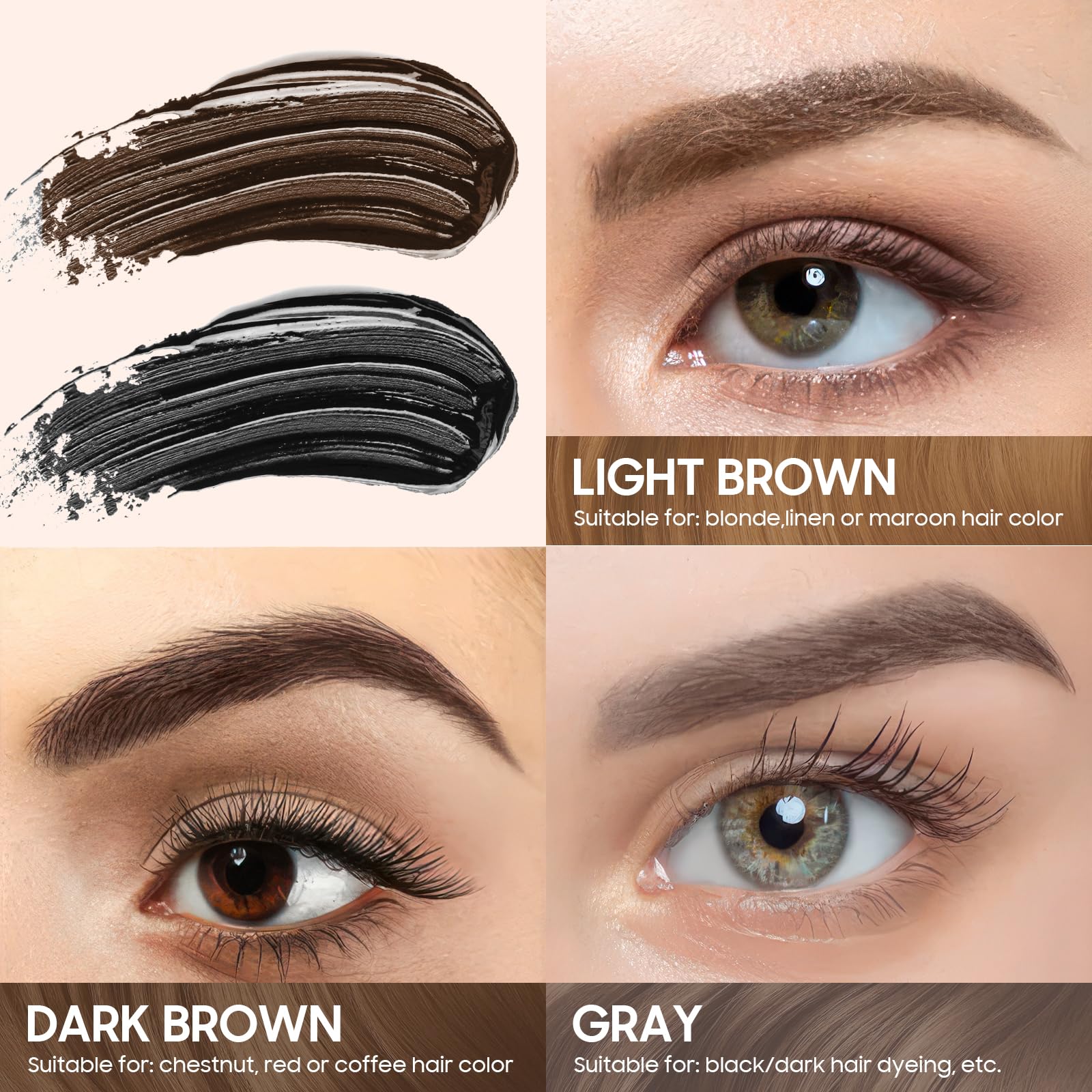 Fanterday cejas tatuaje desprendible para un look definido.