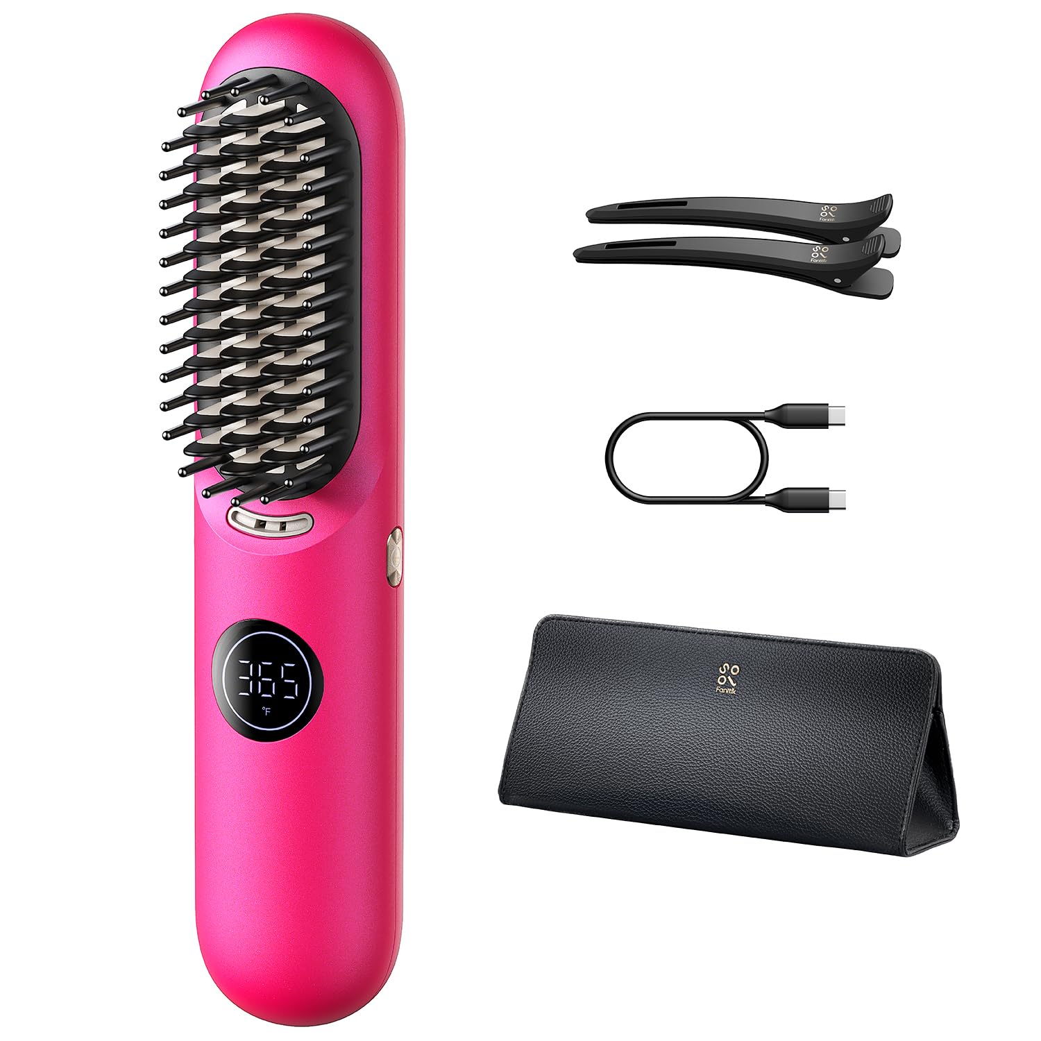 Fanttik Solo I10 APEX: cepillo alisador inalámbrico para cabello suave y sin frizz.