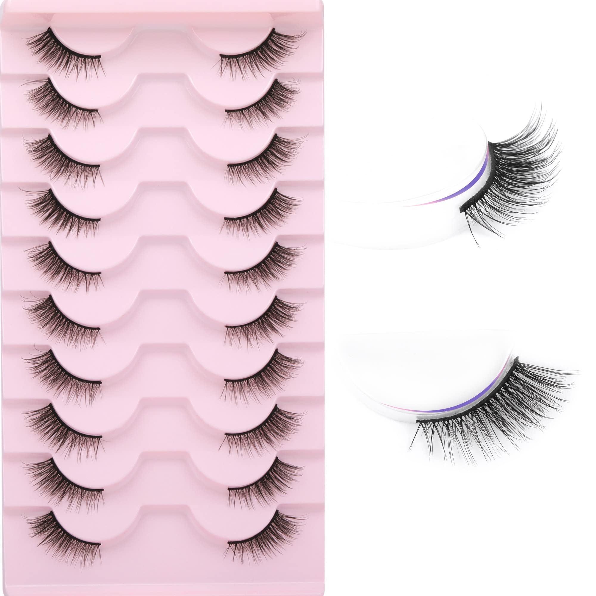 FANXITON 3D con efecto doble, ojo de gato, para un look más definido.