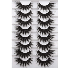 Pestañas FANXITON mink sintéticas 20 mm, ojo gato, look definido para noche.