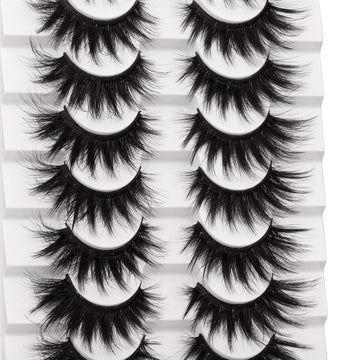 Pestañas FANXITON mink sintéticas 20 mm, reutilizables hasta ocho veces con cuidado.