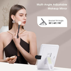 Faquenc maletín maquillaje iluminación de tres colores para tono ideal