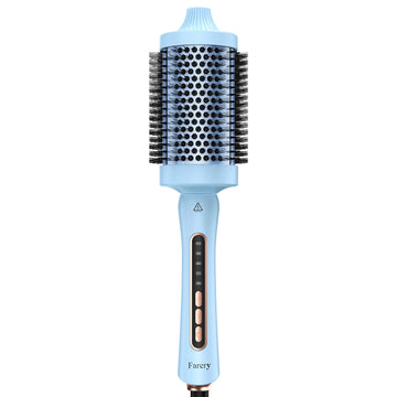 Farery cepillo termico 2.4 pulgadas con barril grande para volumen