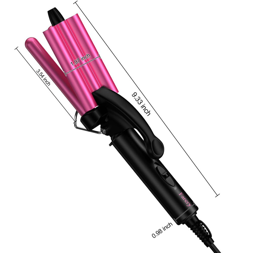 FARERY Mini Waver produce ondas brillantes y suaves con brillo duradero.