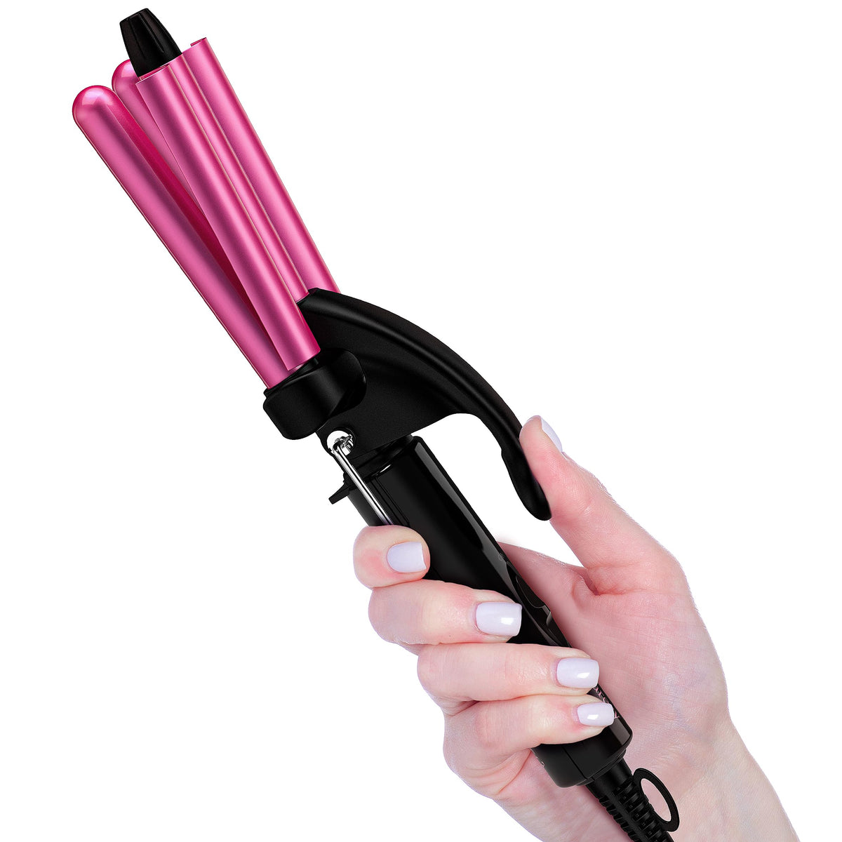 FARERY Mini Waver crea ondas de playa naturales para peinados con volumen.