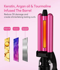 FARERY Mini Waver con voltaje dual para uso mundial sin esfuerzo.