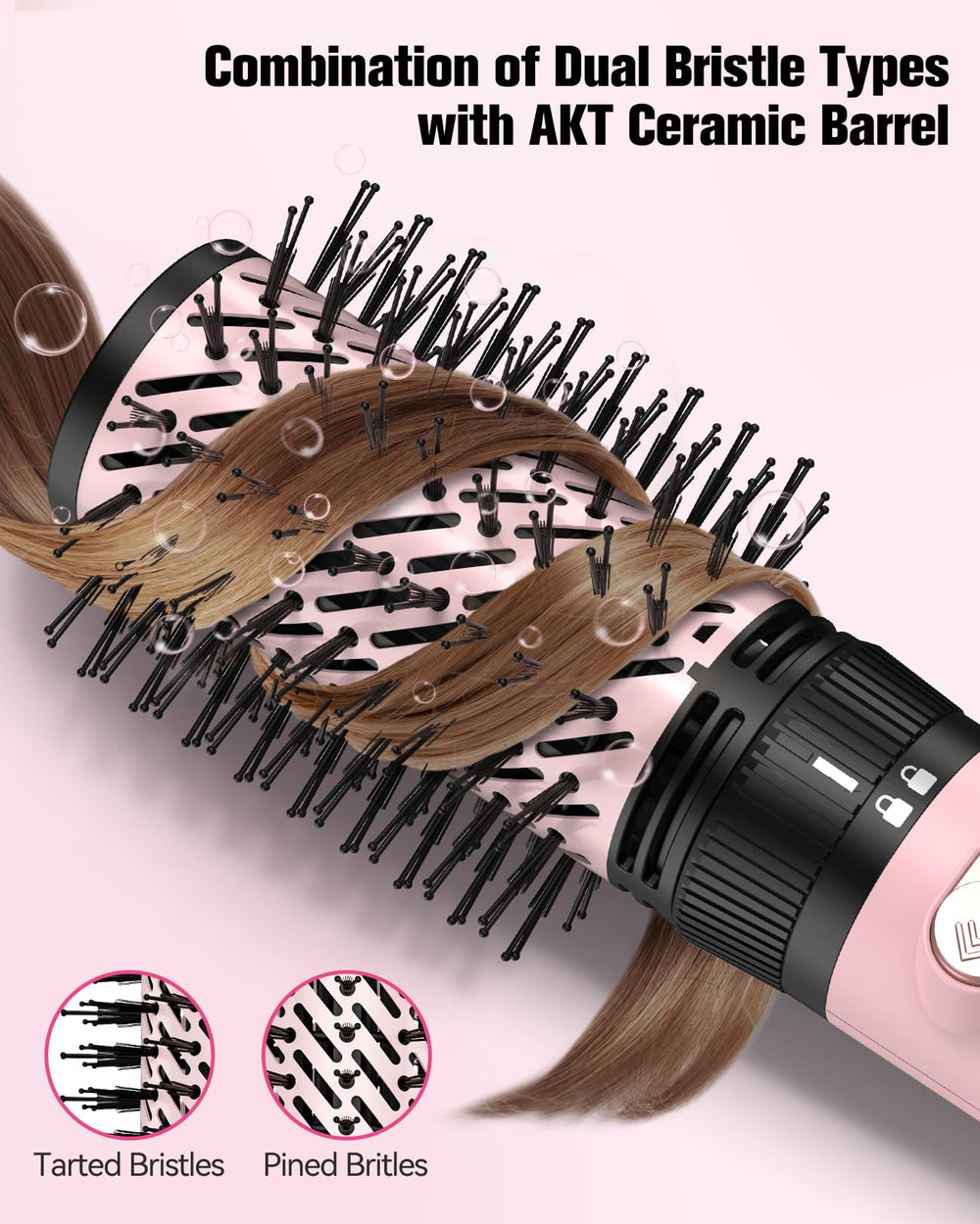 Farery cerámica AKT y puntas de nylon reducen frizz y aumentan brillo