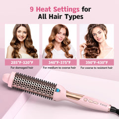 FARERY tecnología iónica negativa con argán, queratina y turmalina reduce estática y frizz.