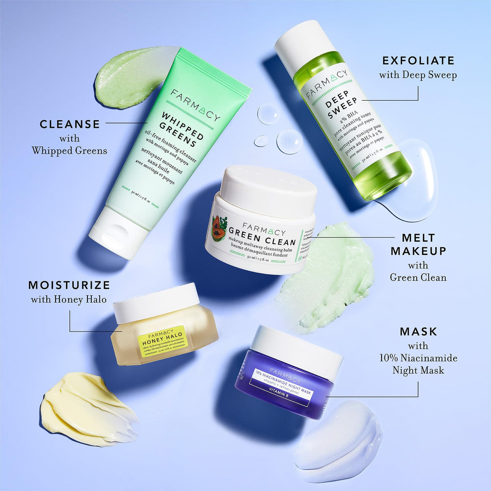 Farmacy Envase de 50 ml, práctico para uso diario.