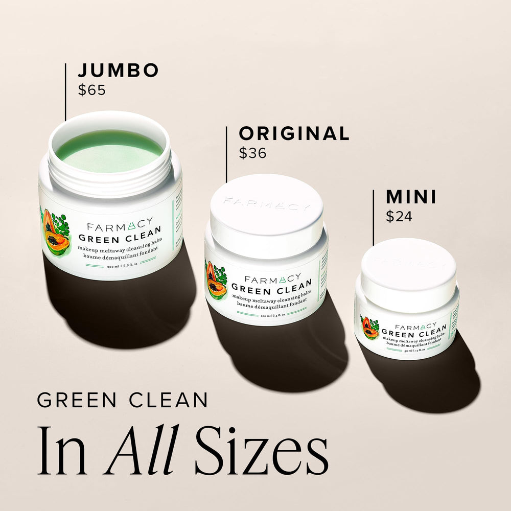 Farmacy Green Clean aceite de girasol nutre mientras limpia.