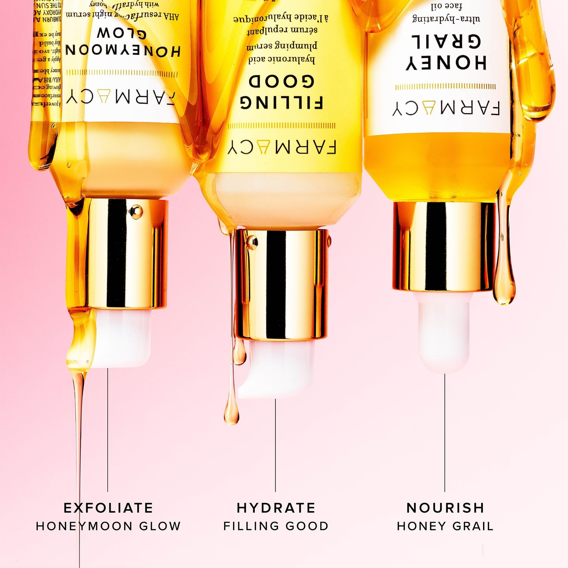 Aplicación facial y capilar con un solo producto práctico.