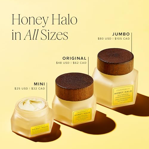 Farmacy Honey Halo, envase de 9 ml para viaje.