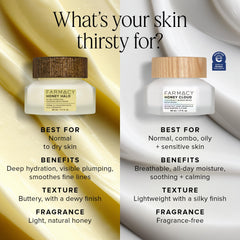 Farmacy Honey Halo, textura crema, sensación suave al contacto.