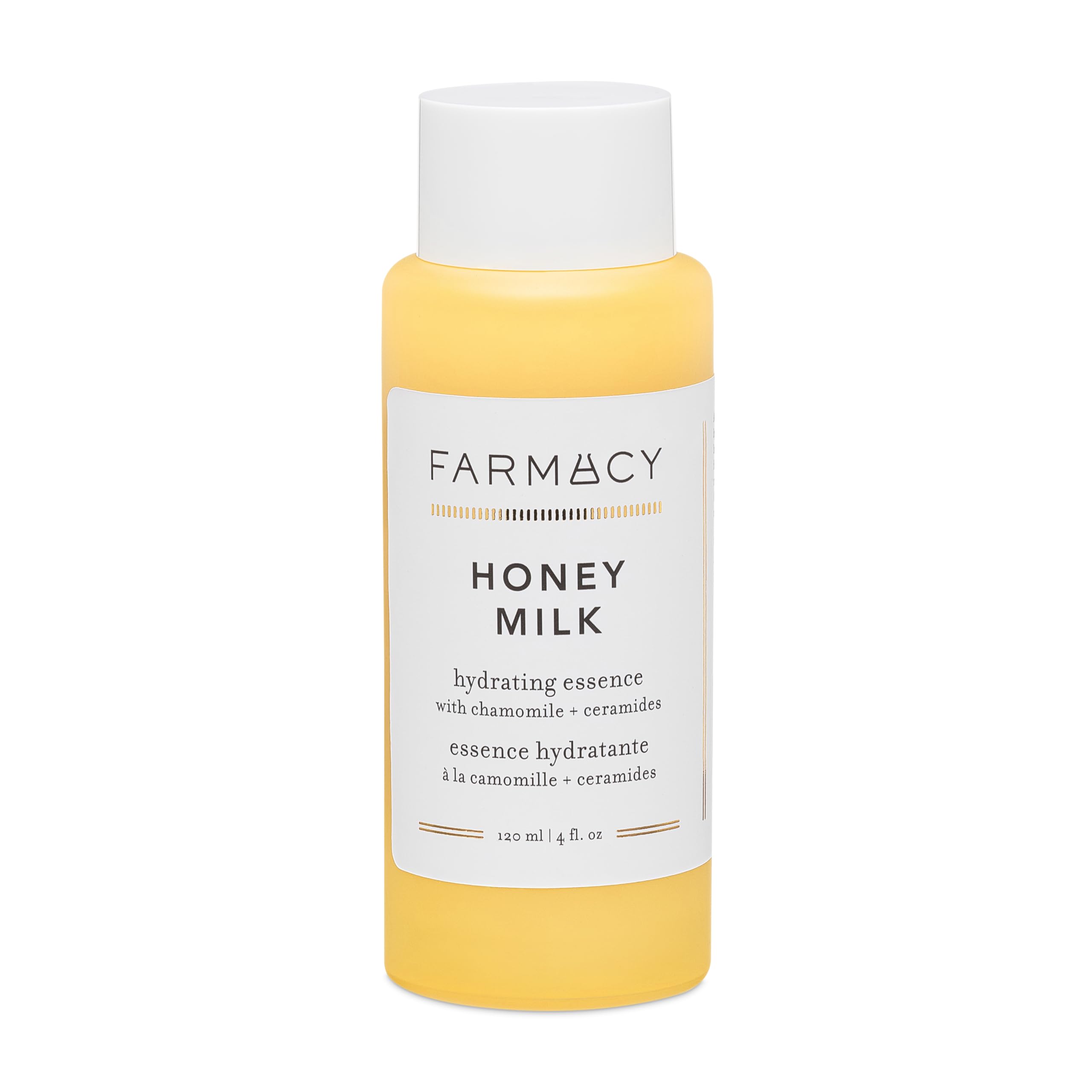 Farmacy Honey Milk Face Essence : rituel visage apaisant avant maquillage.