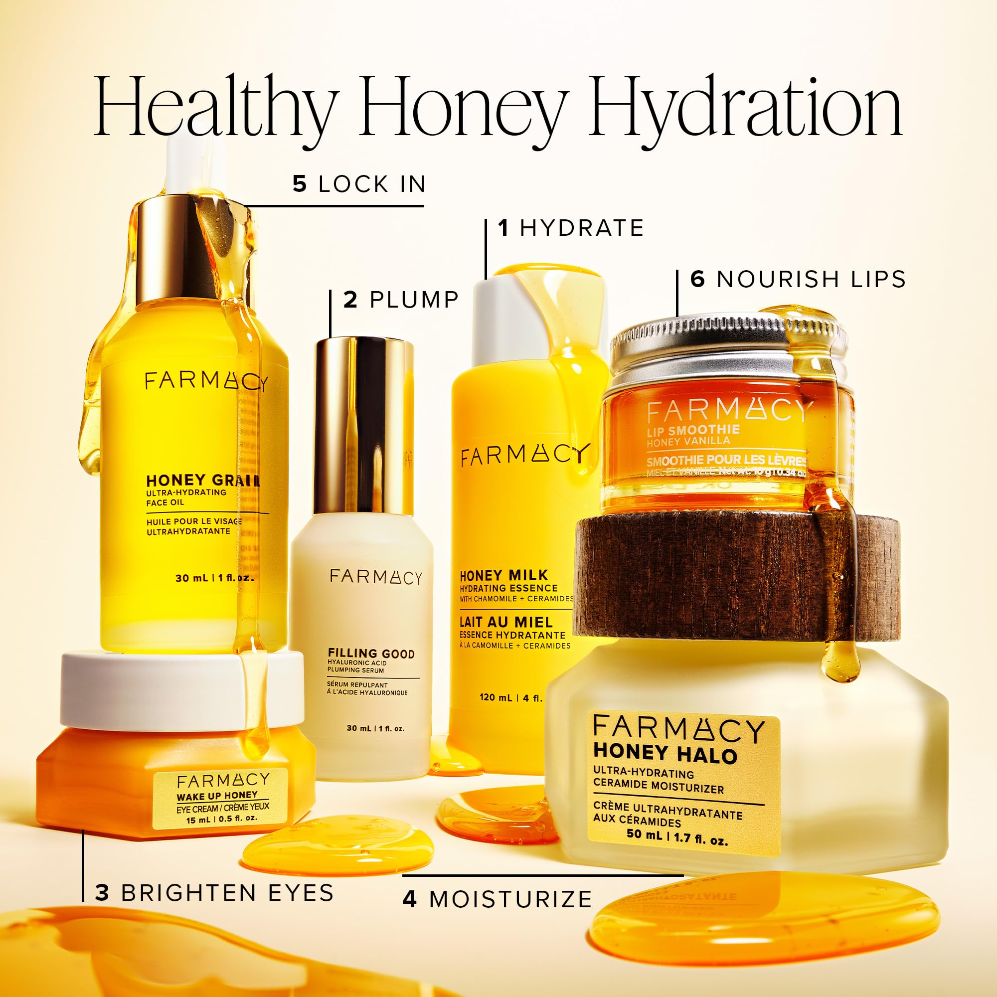 Farmacy Honey Milk Face Essence : base ideale sous maquillage hydratant et lumineux.