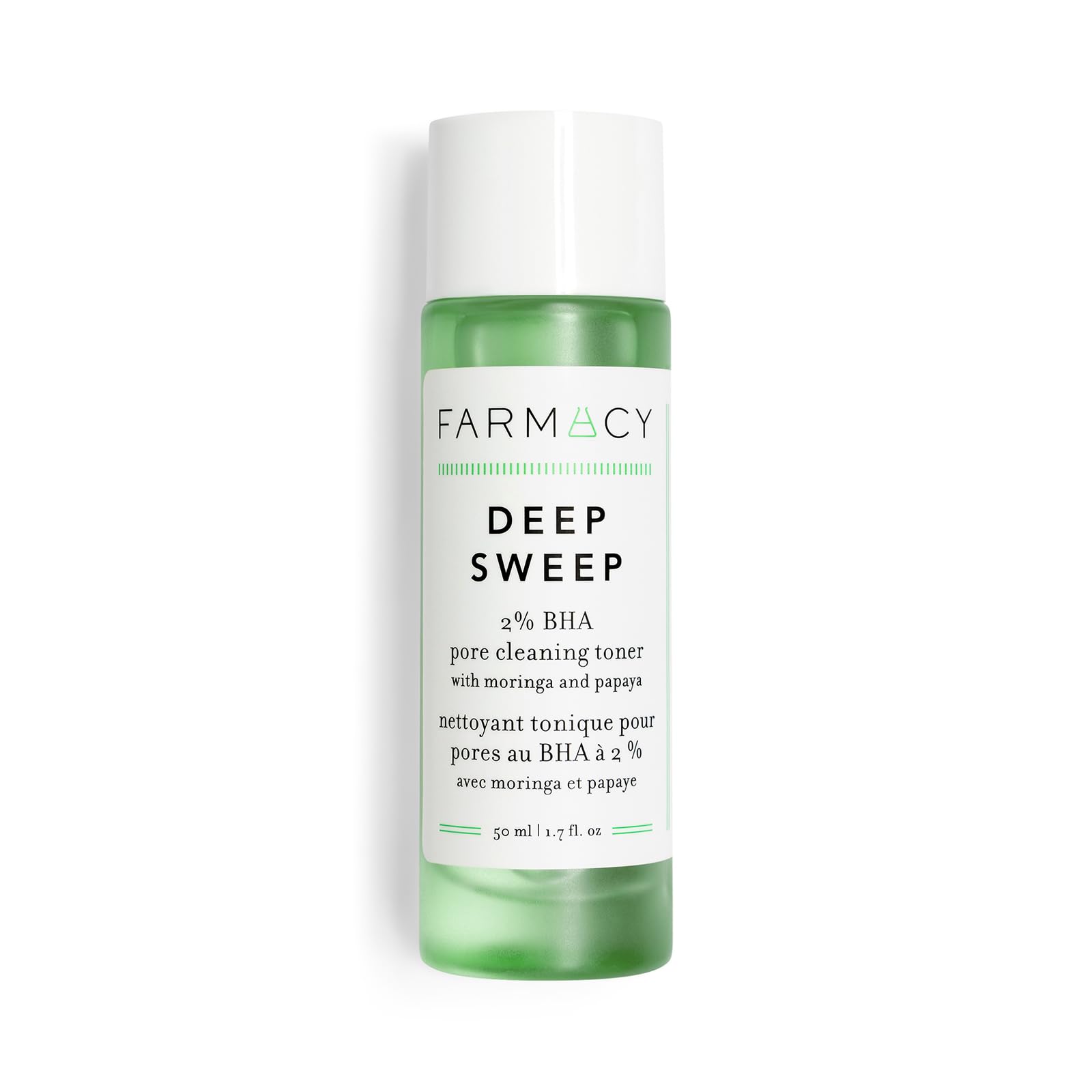 Farmacy tonico exfoliacion suave con papaya en textura de piel