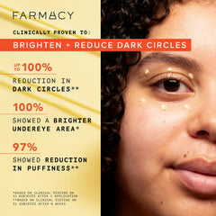 Derivado THD de vitamina C en Farmacy Wake Up Honey ilumina el contorno