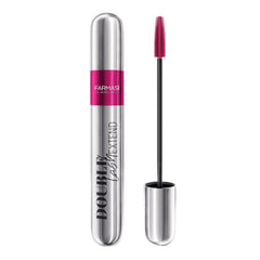 Mascara Farmasi Double Lash Extend : brosse 2 étapes pour cils longs et séparés.