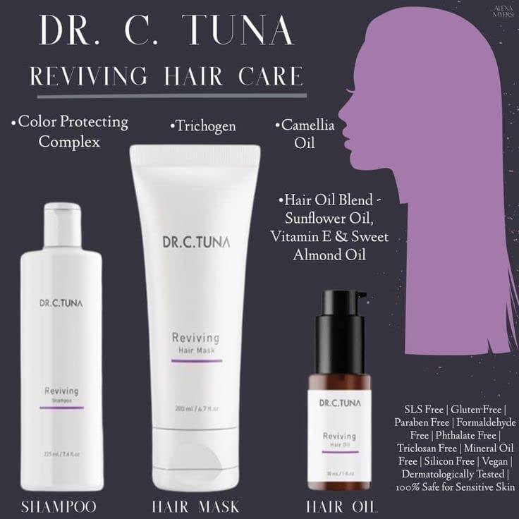 Dr. C. Tuna, cabello con brillo y sensación de frescura.