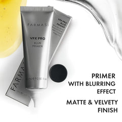 Farmasi VFX Pro Primer, control del brillo, ideal para piel mixta o grasa.