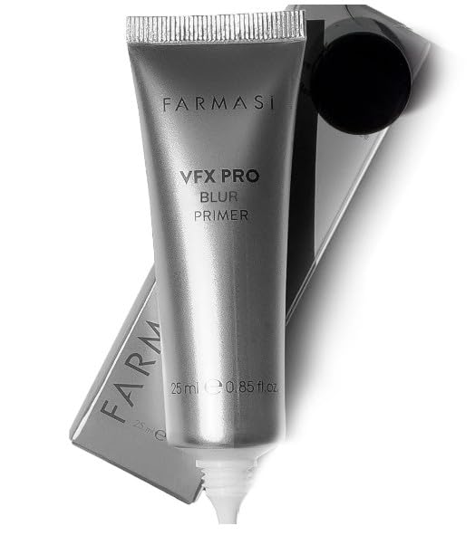 Farmasi VFX Pro Primer, compatible con tonos de piel diversos para un acabado uniforme.