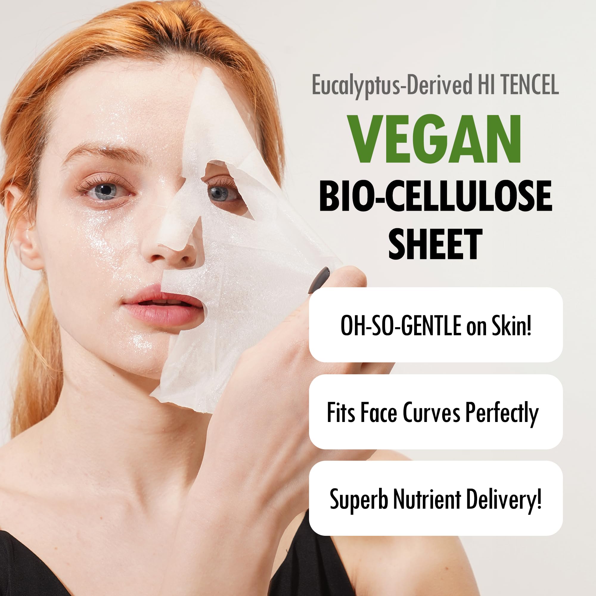 FARMSKIN mascarilla facial orgánica con algas marinas para nutrientes.