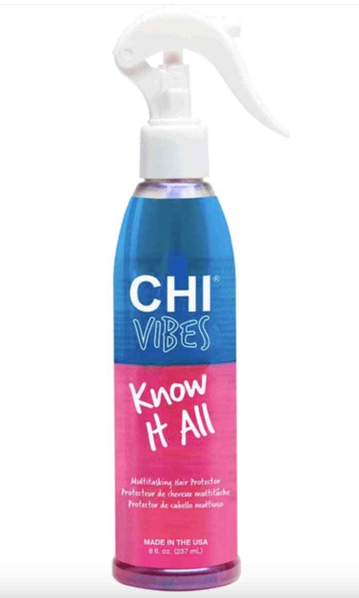 Farouk Vibes Pulverizador Multi-Tratamiento para Cabello: protección térmica y control del encrespamiento.