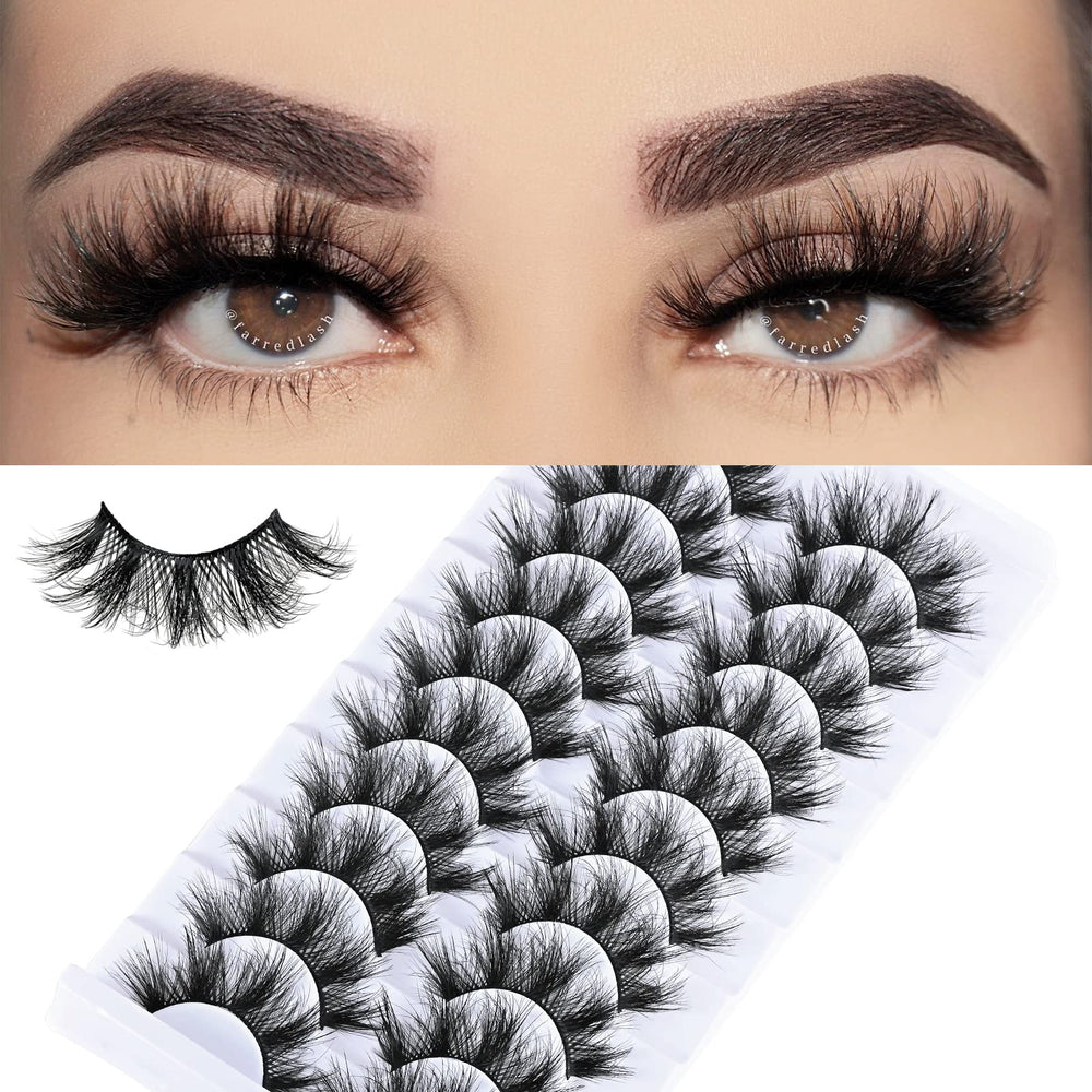 Las pestañas FARRED con efecto ojo de muñeca proporcionan una mirada suave y definida.