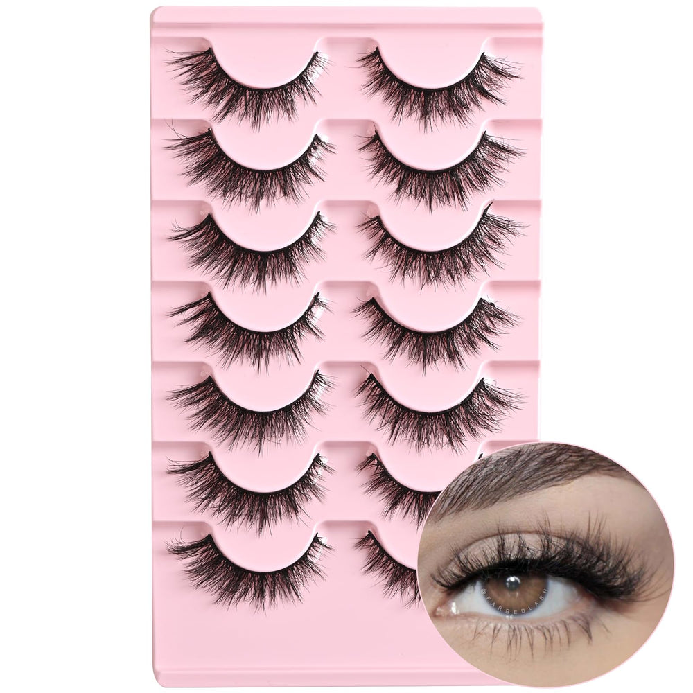 Pestañas FARRED con efecto ojo gato naturales 14 mm para realzar ojos pequeños