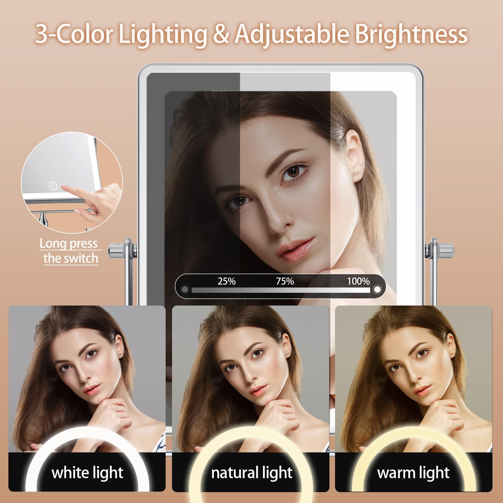 FASCINATE dispone de brazo extensible 360 grados y diseño plegable para ahorrar espacio.