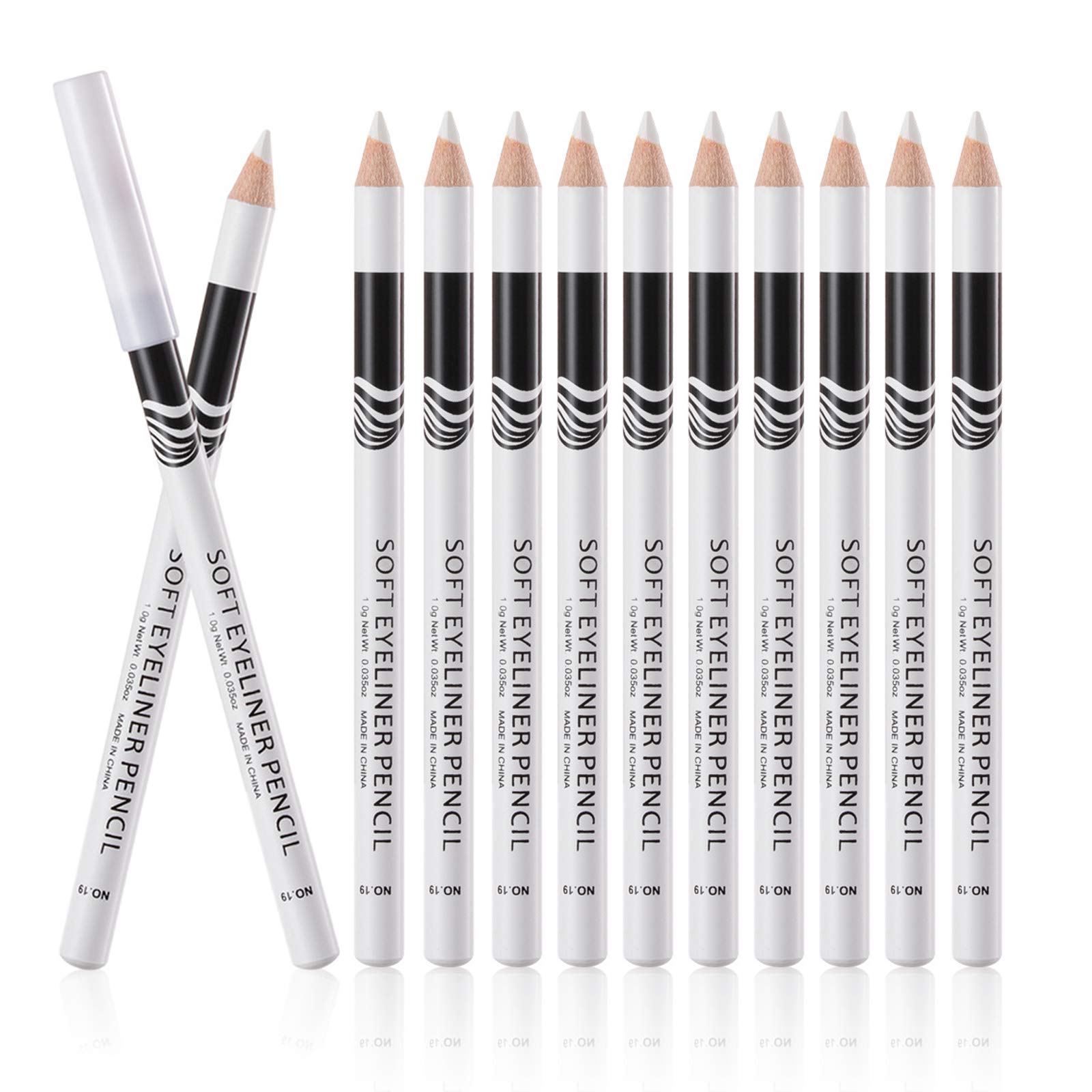 Fashionwu delineador blanco profesional para trazos nítidos y duraderos
