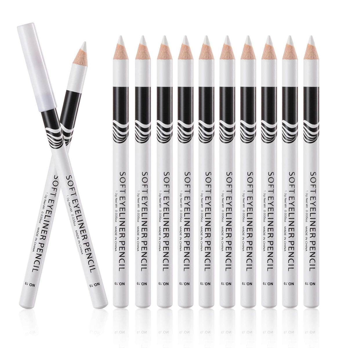 Fashionwu delineador blanco profesional para trazos nítidos y duraderos