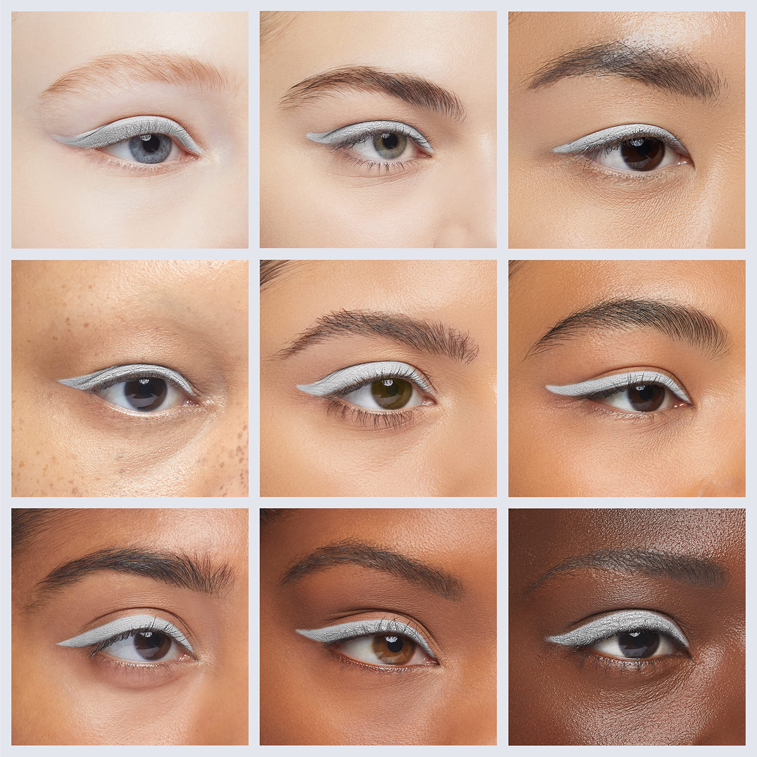 Fashionwu lápiz blanco para sombra de ojos con brillo suave
