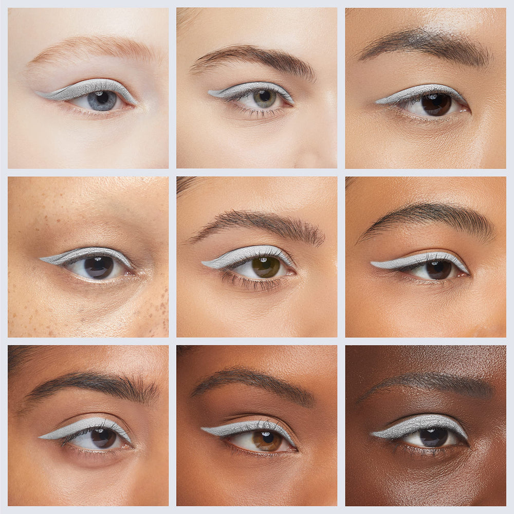 Fashionwu lápiz blanco para sombra de ojos con brillo suave
