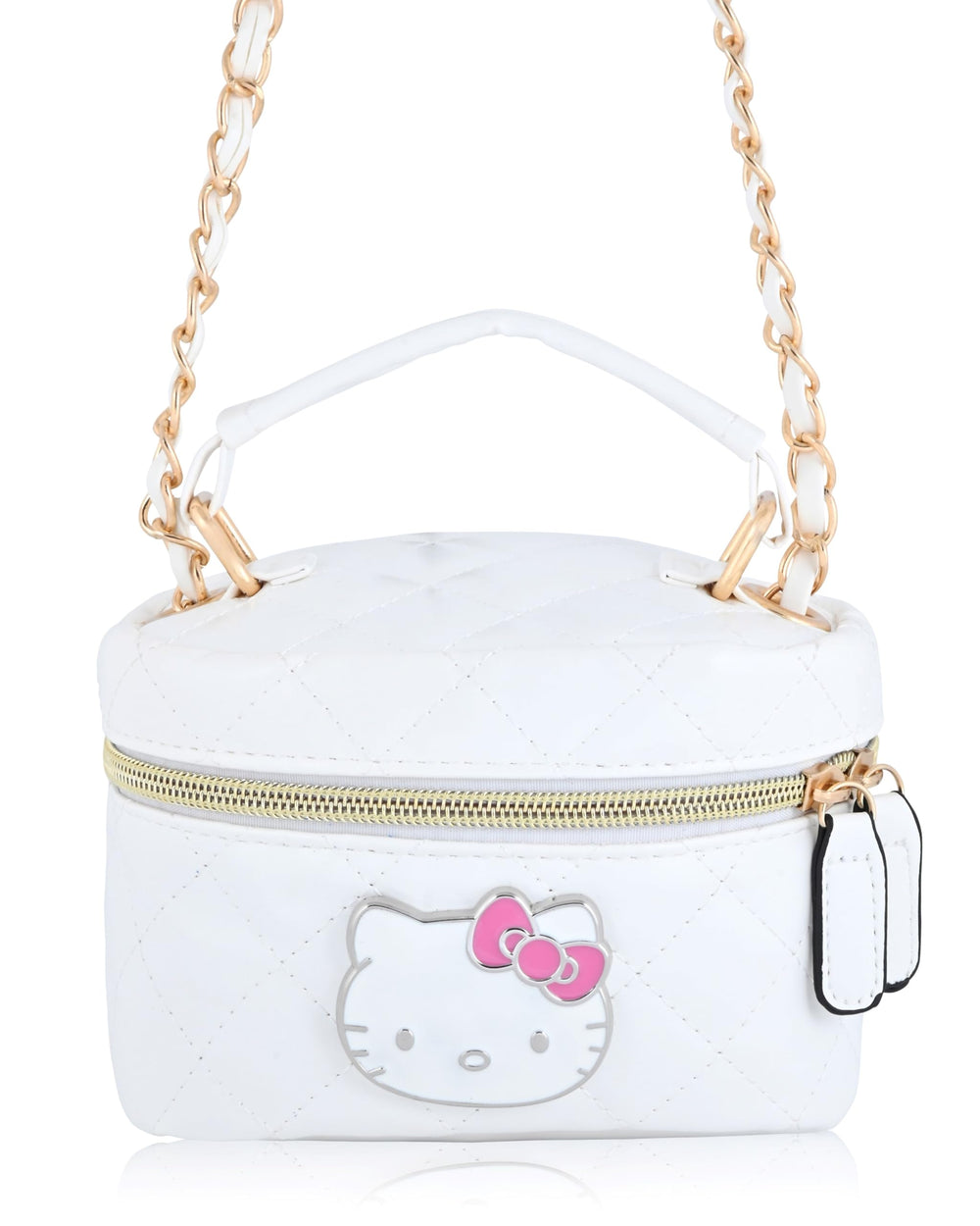 Hello Kitty Fast Forward, vista lateral que muestra tamaño compacto para viajes.