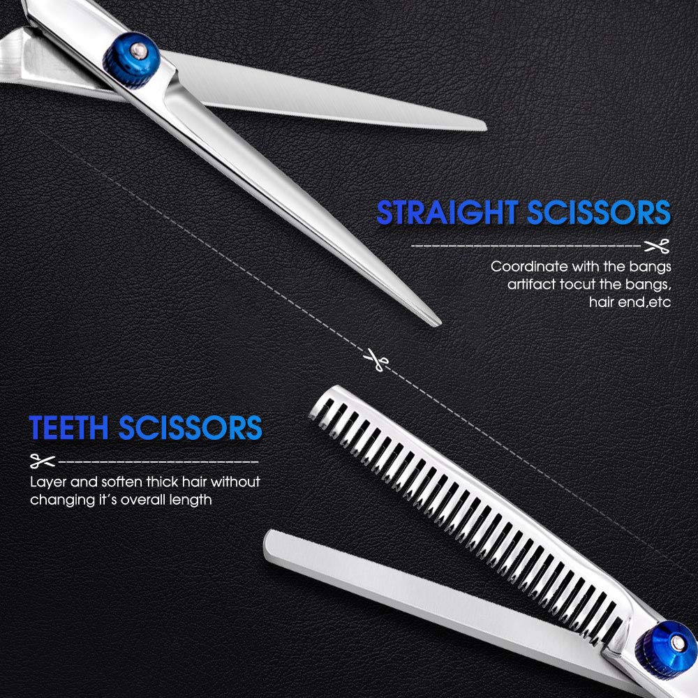 Tijeras FATHABY adelgazamiento cabello precisión para texturizar