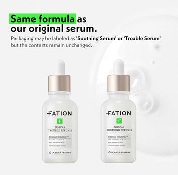 Fation NOSCA9 sérum centella asiatica extrait pour peau lumineuse