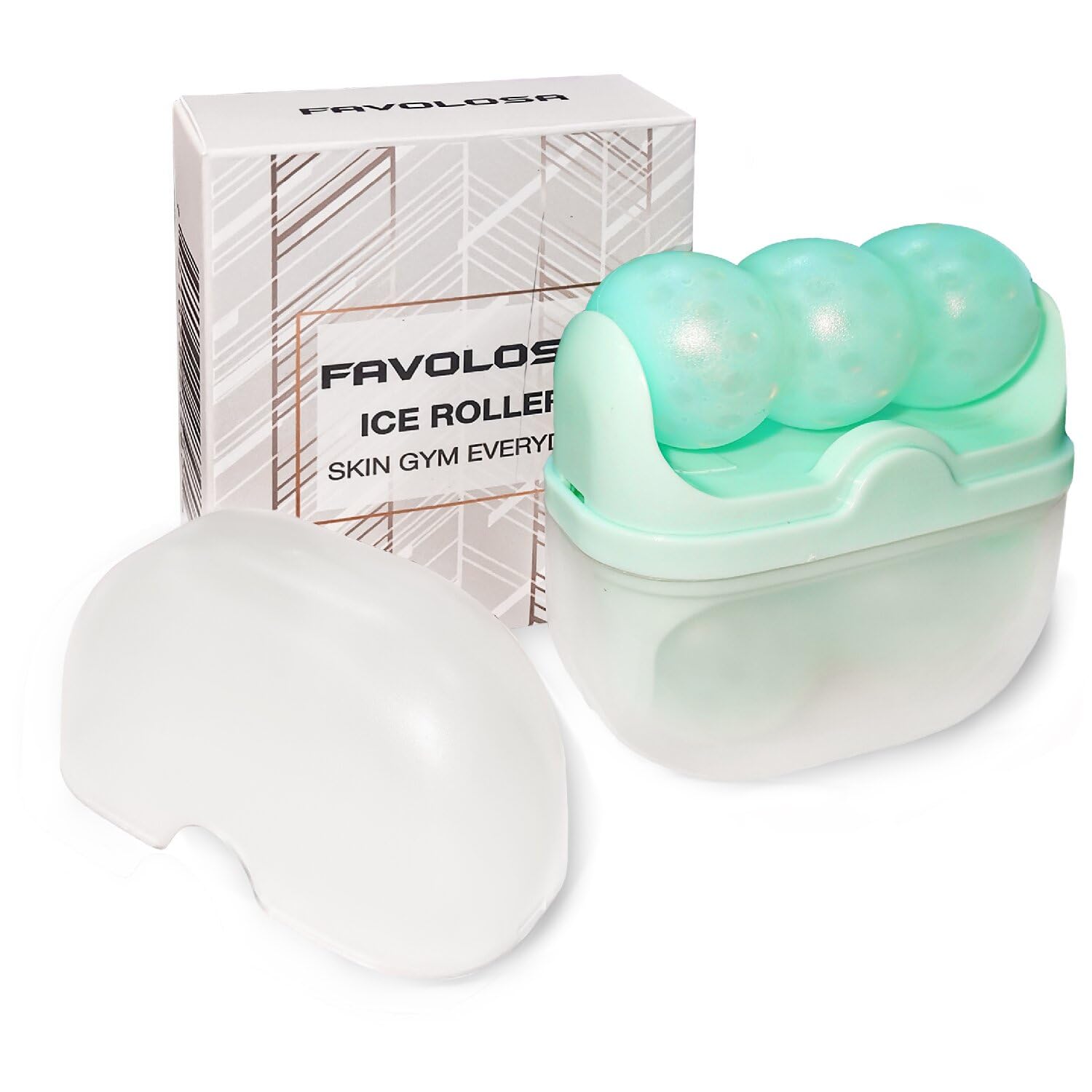 Favolosa rodillo de hielo para cara y ojos, sensación de frescura para piel revitalizada