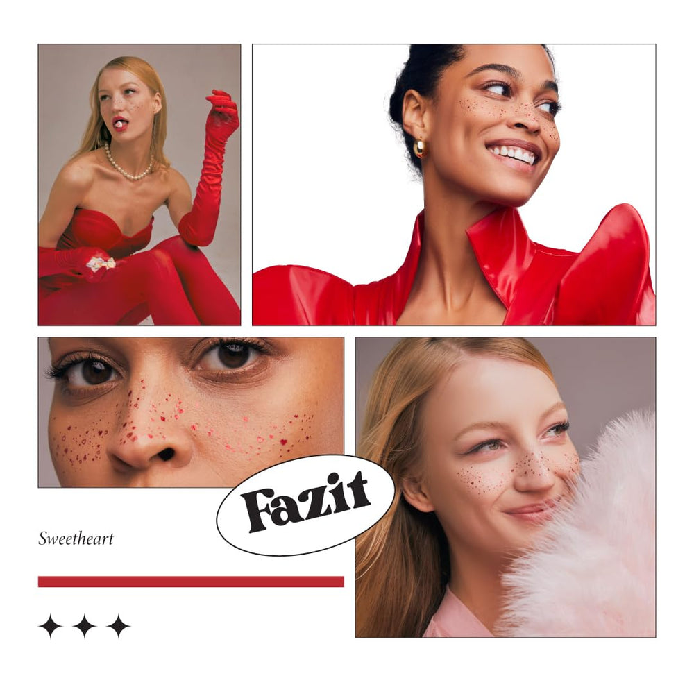 Parches Fazit maquillaje resistente al agua para uso diario.