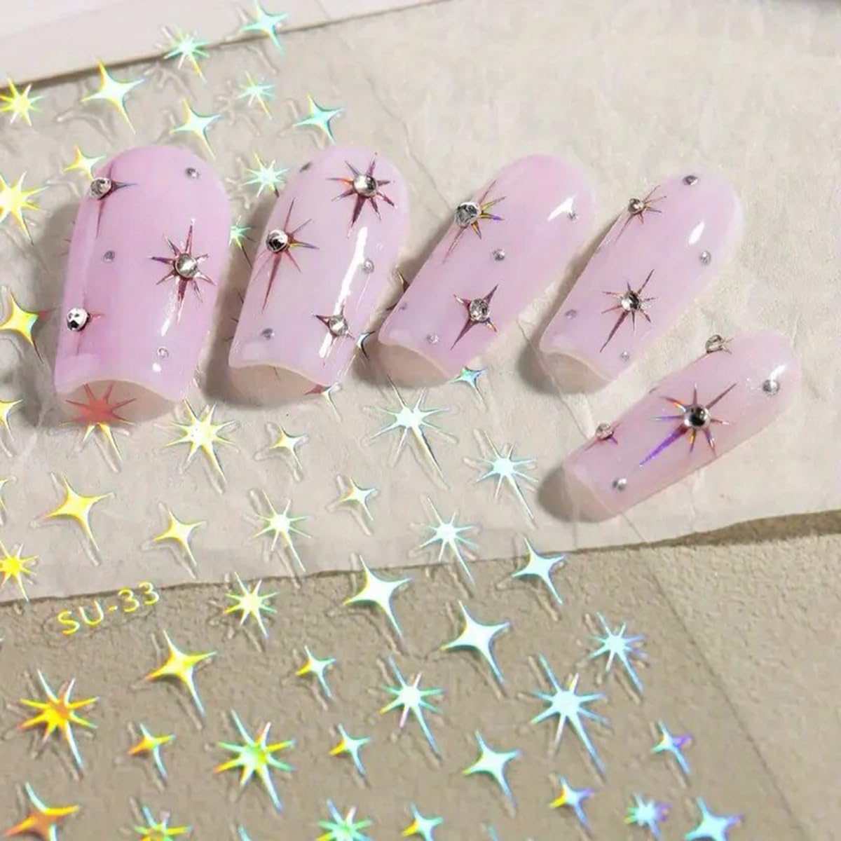 FBABFBUO destellos dorados para decoración de uñas con brillo