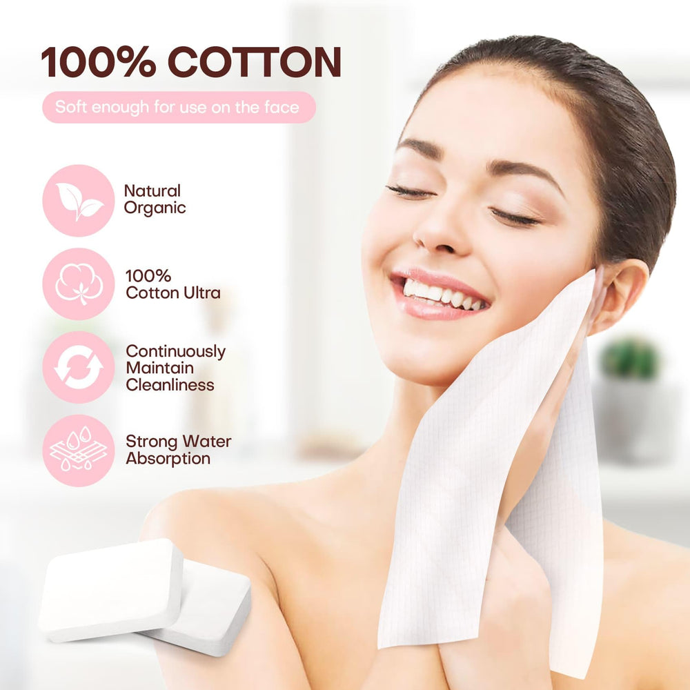 FCaeon textura suave de toalla facial, ideal para piel sensible.