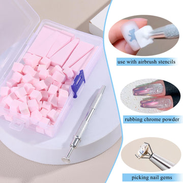 Accesorios profesionales Fcozpjk para uñas, uso versátil en salones.