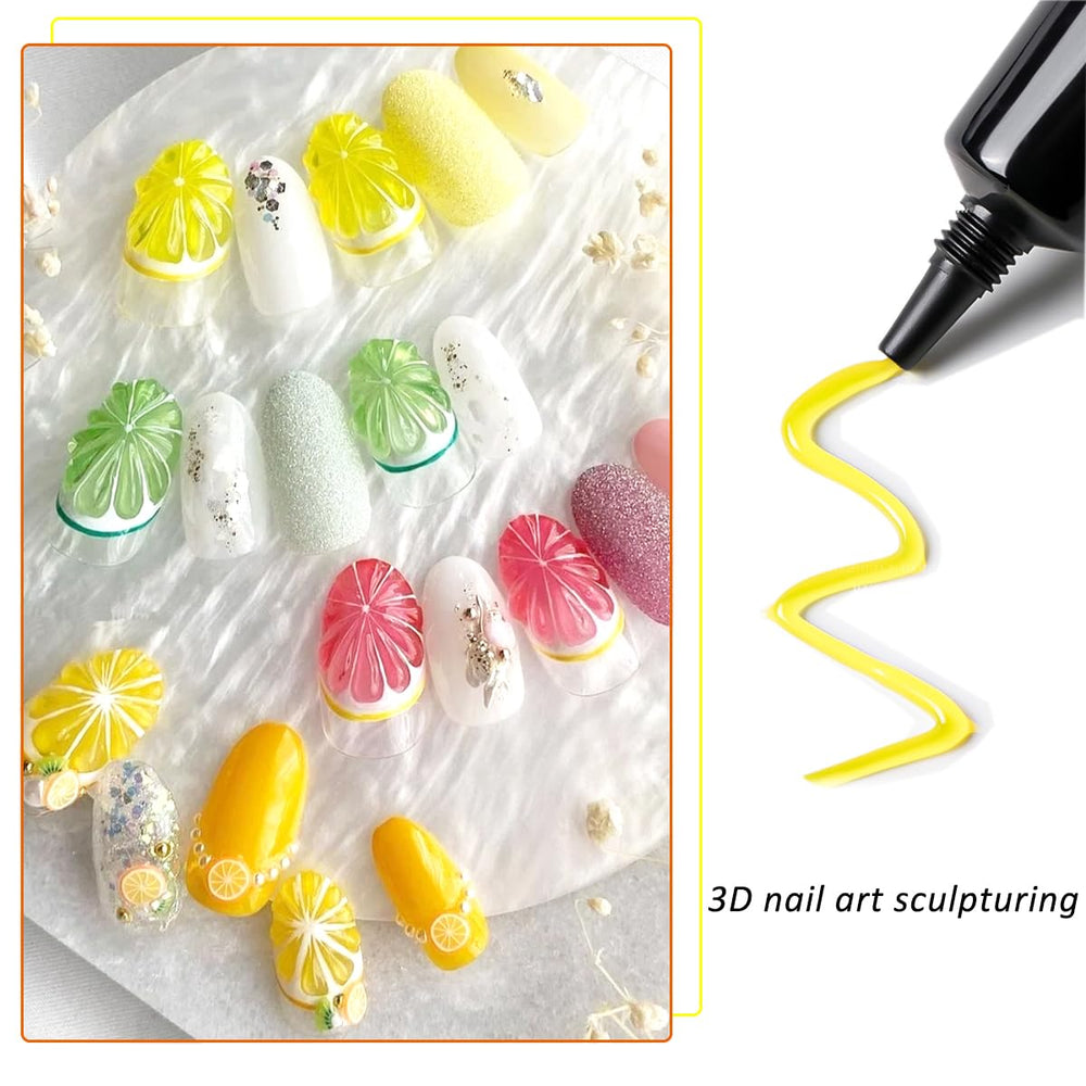 Fcozpjk gel dibujos neon, colores vibrantes para diseños veraniegos.